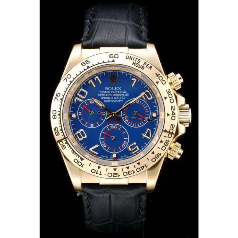 Daytona blaues Zifferblatt REP016832 Perspektivansicht