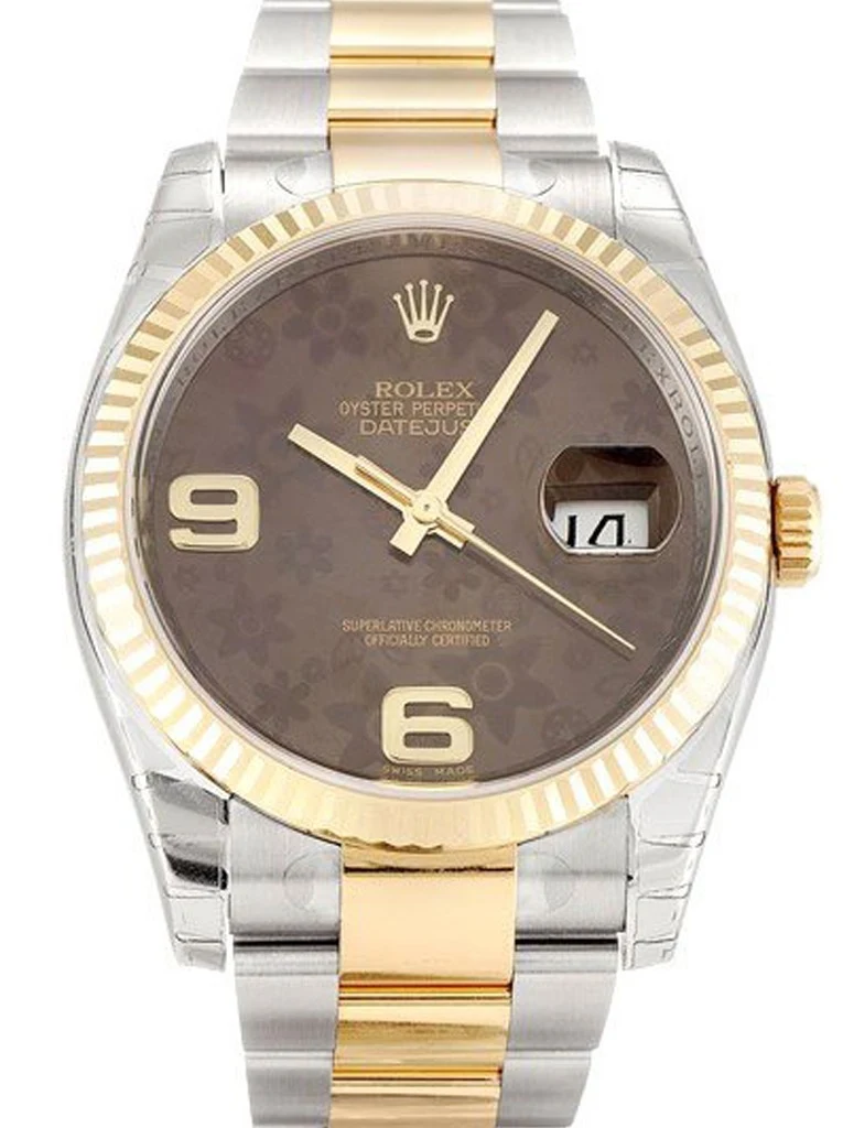 Datejust Zifferblatt mit Blumenmuster 116233