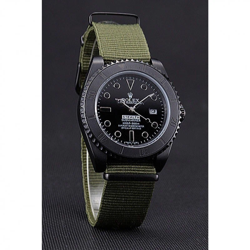 Submariner schwarzes Zifferblatt 621995 Schrägansicht