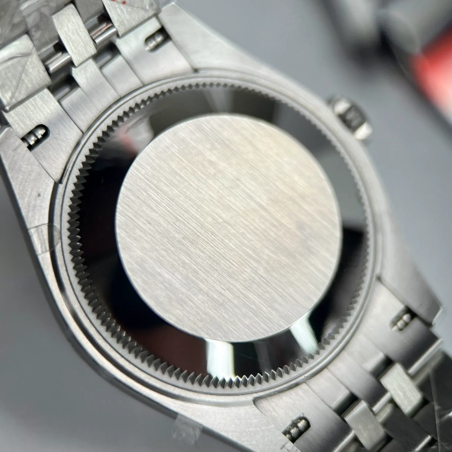 Datejust Pearl weißes Zifferblatt Geriffelt Lünette Jubilee Armband