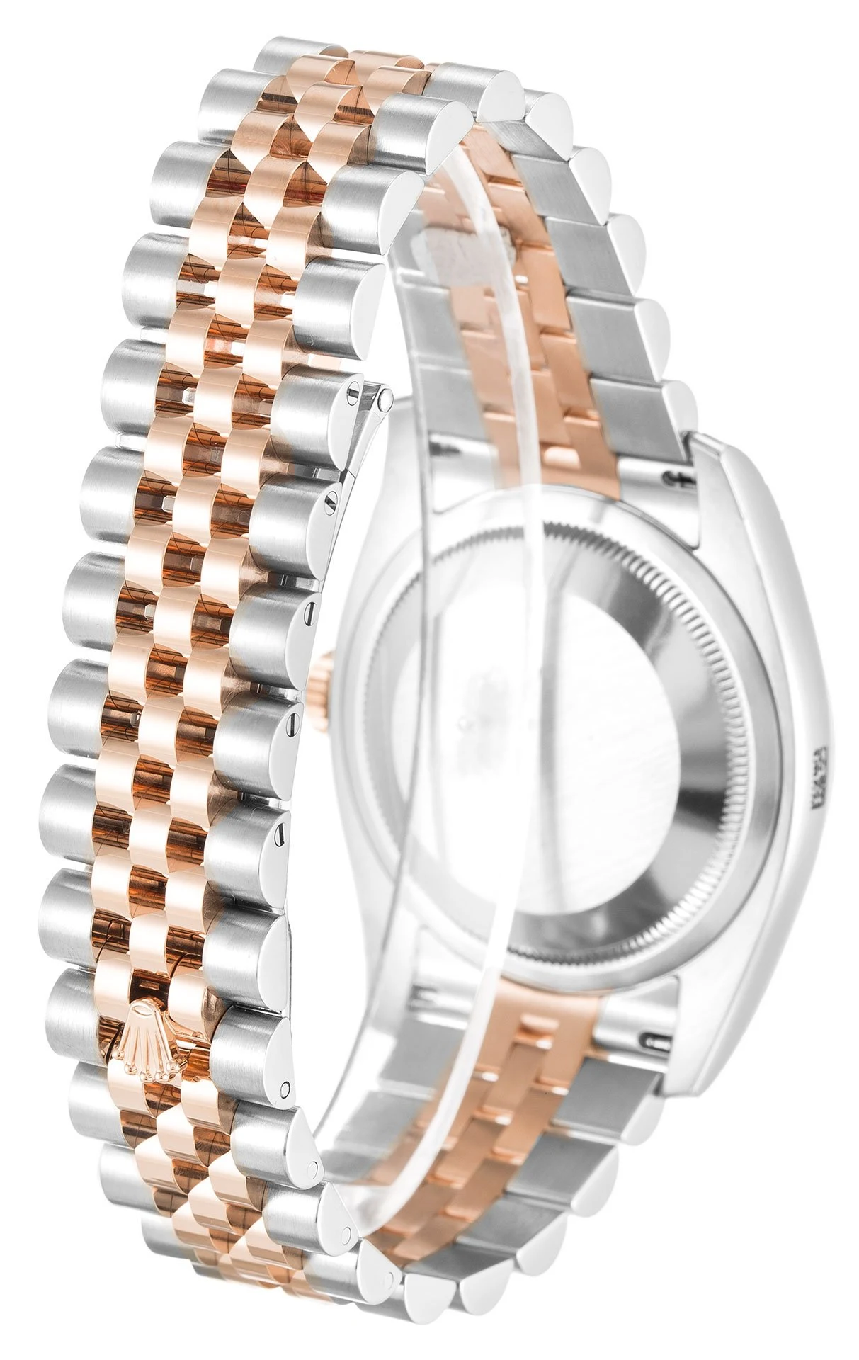 Datejust schwarzes Zifferblatt 116231-3 Schrägansicht