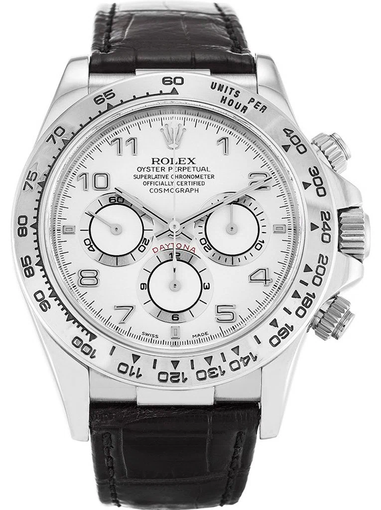 Daytona weißes Zifferblatt 16519
