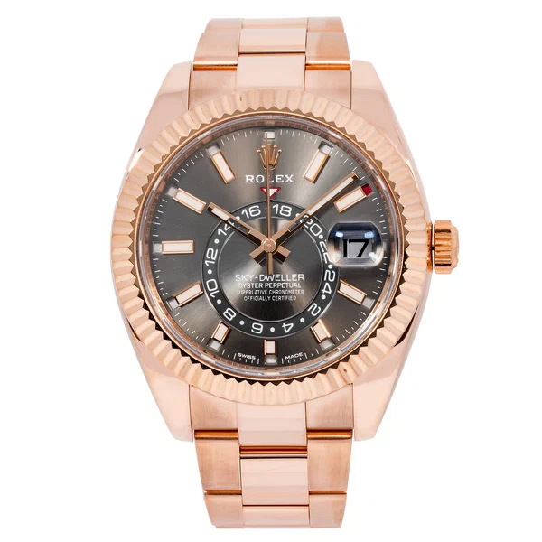 Superclone Sky-Dweller schiefergraues Zifferblatt Oyster 336935