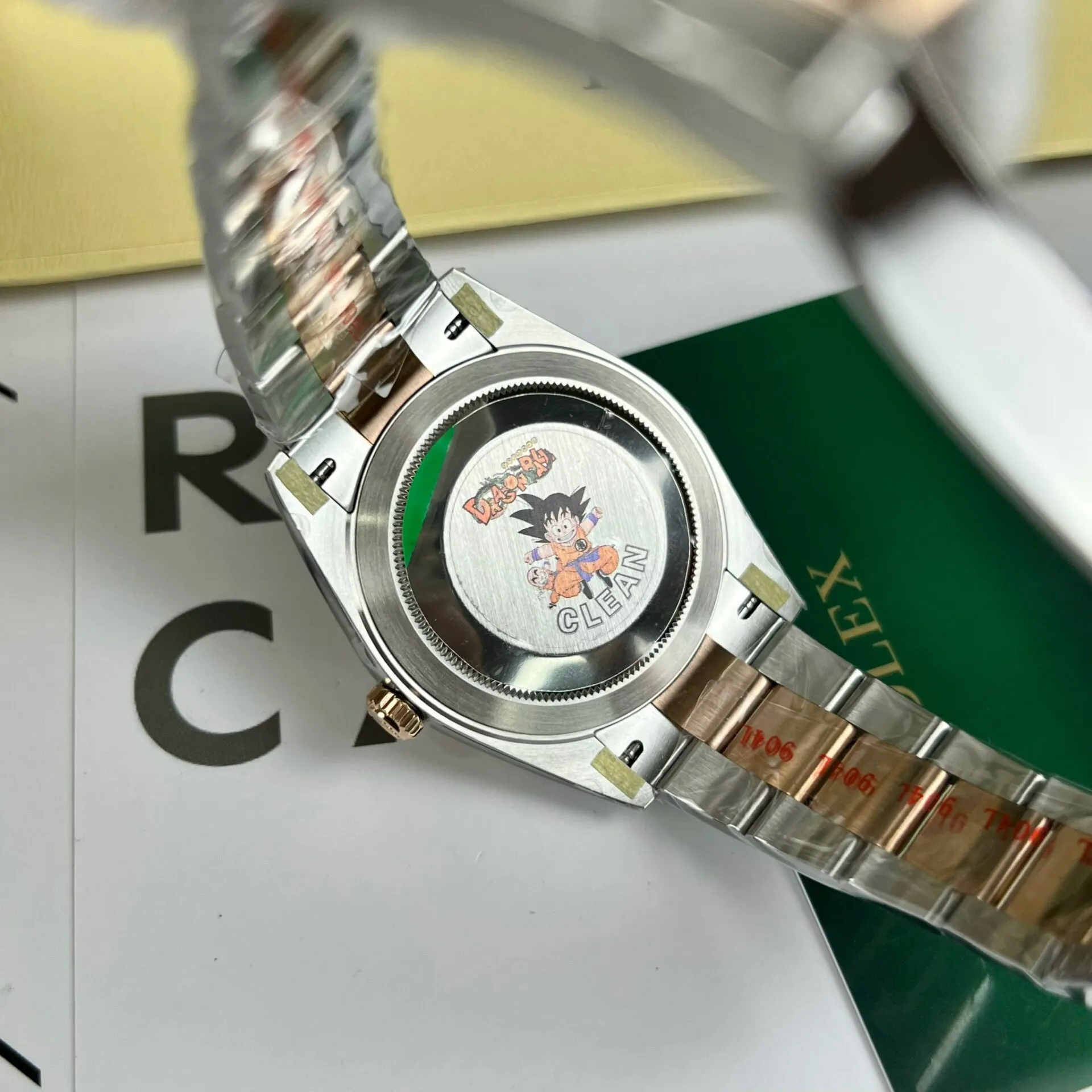 Superclone Datejust schokoladenbraunes Zifferblatt 126331 Oyster Schrägansicht