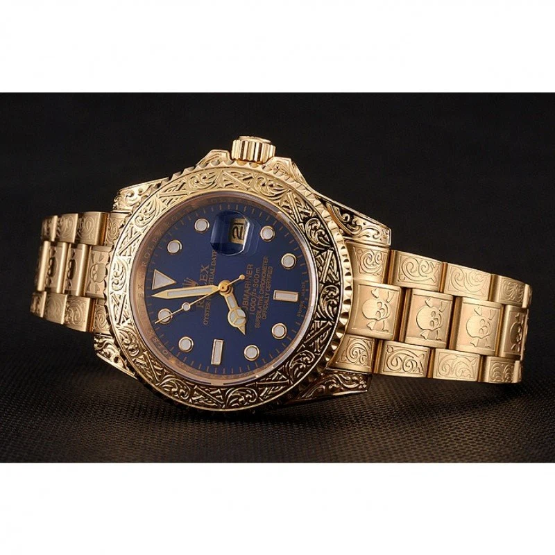 Superclone Submariner blaues Zifferblatt 1454089 Designdetail