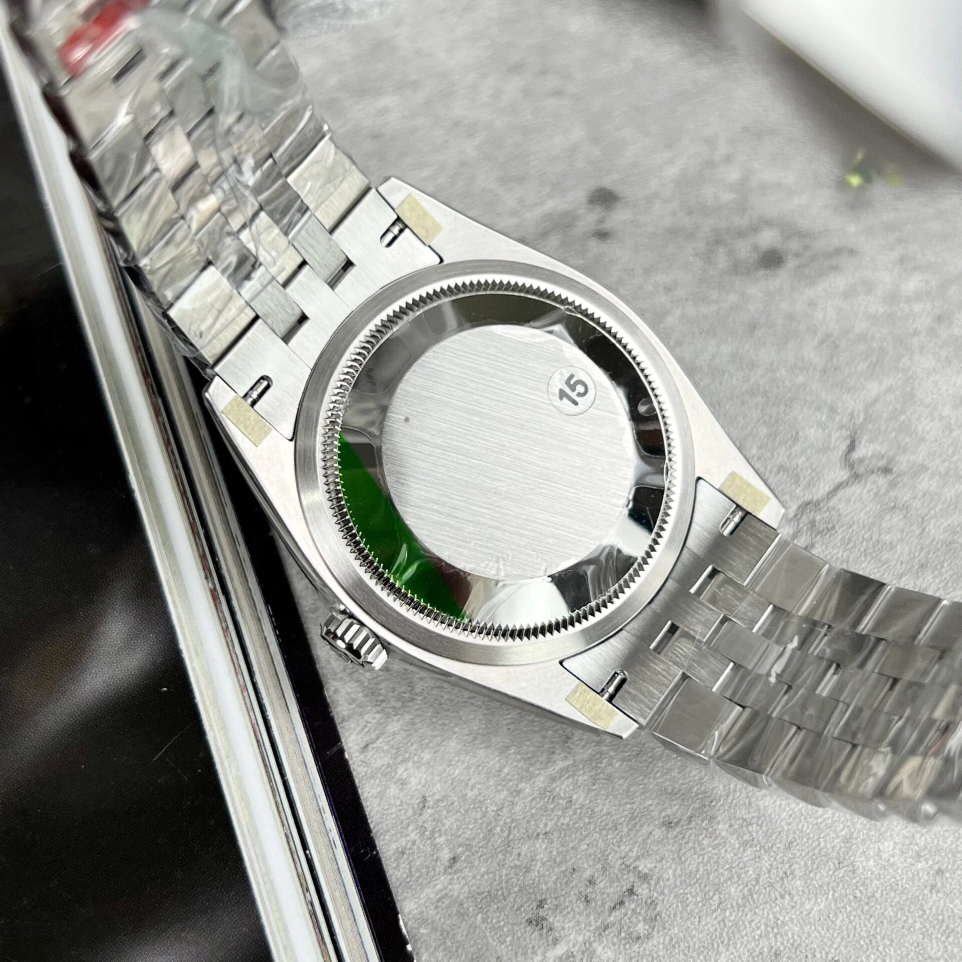 Rolex Datejust weißes Zifferblatt mit römischen Indizes 126334-0024 41 mm – Bild 8