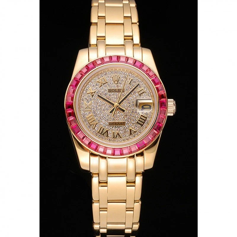 Datejust Zifferblatt mit Diamantbesatz 622835 Perspektivansicht