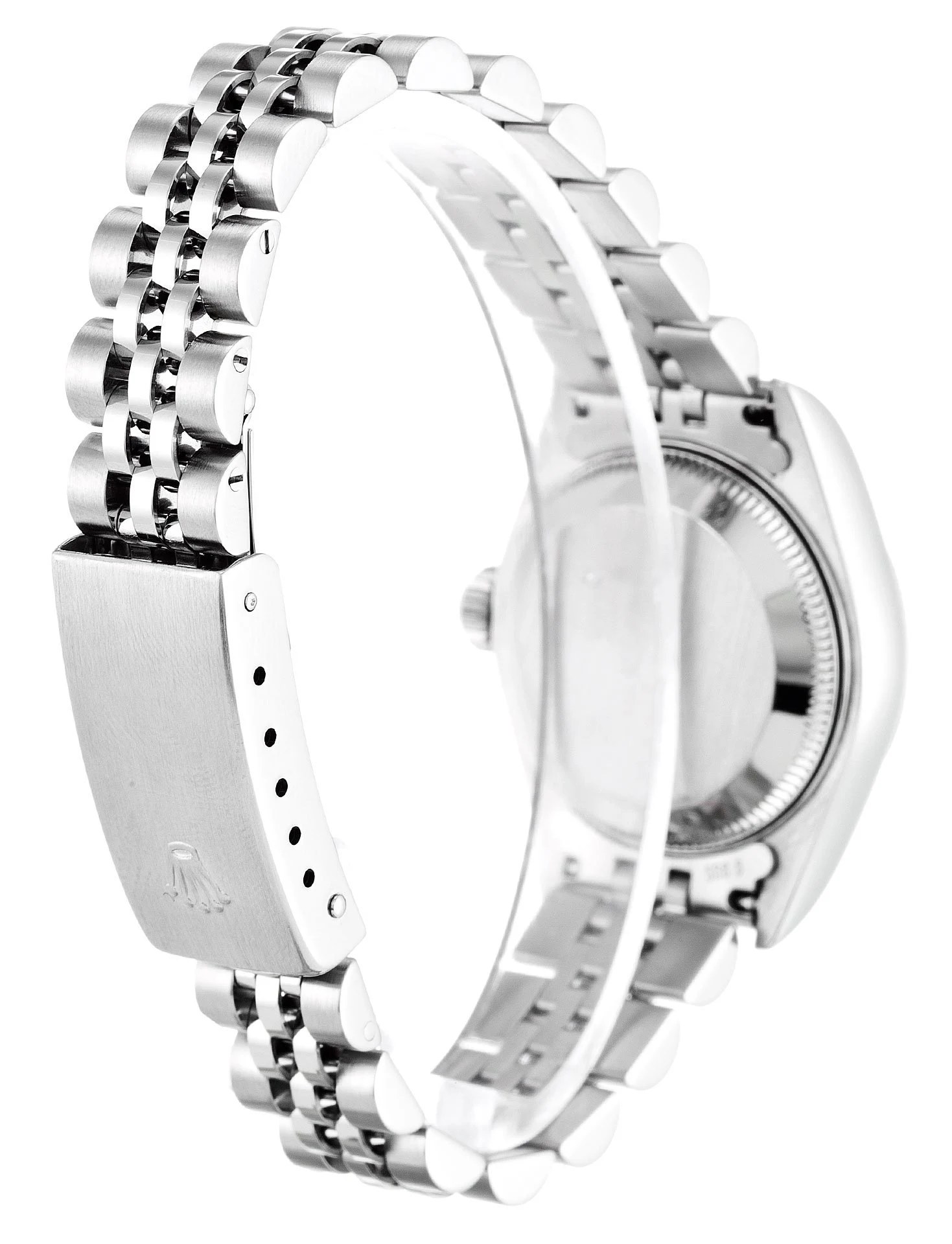 Lady-Datejust weißes Zifferblatt 79174 Schrägansicht