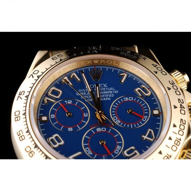 Daytona blaues Zifferblatt REP016832 Verarbeitungsdetail