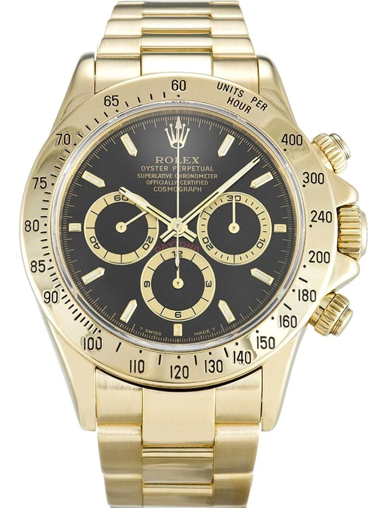 Daytona schwarzes Zifferblatt 116528