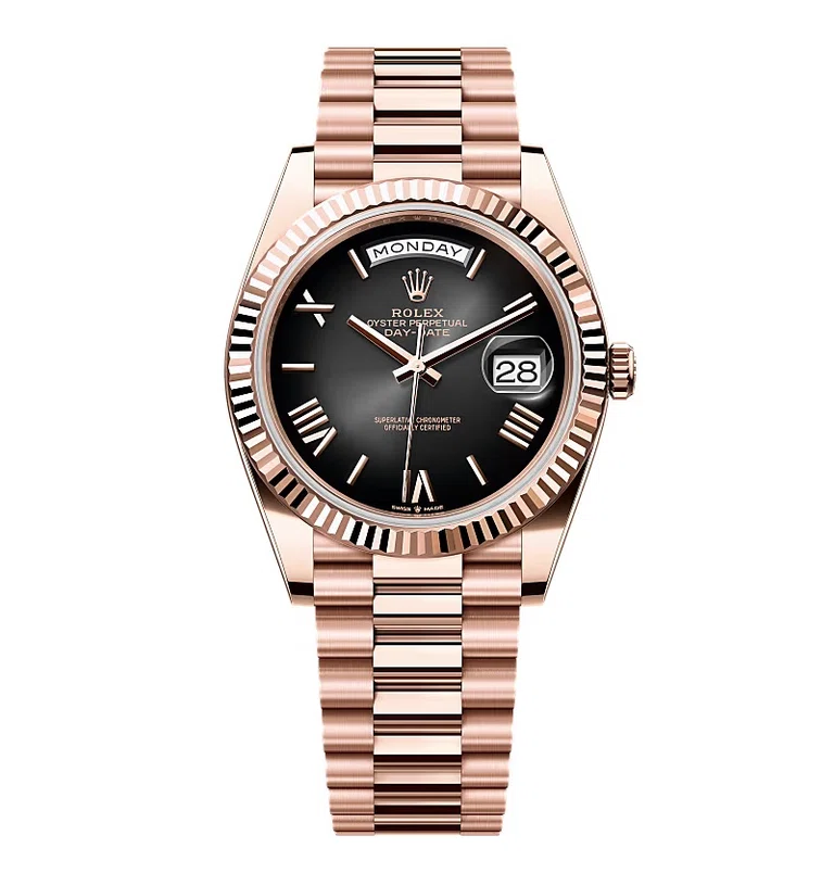 Rolex Day-Date Schiefergrau Ombré Zifferblatt 228235-0055 40 mm – Superclone
