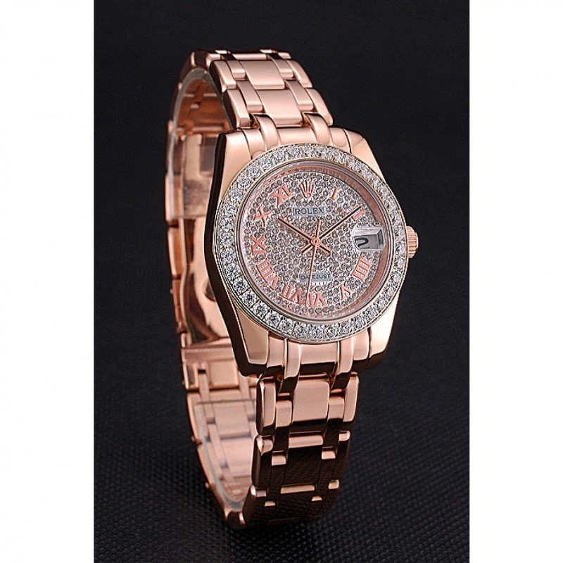 Datejust Zifferblatt mit Diamantbesatz 622836 Schrägansicht
