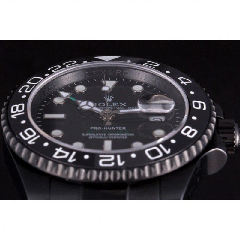 GMT-Master II schwarzes Zifferblatt REP016829 Profilansicht