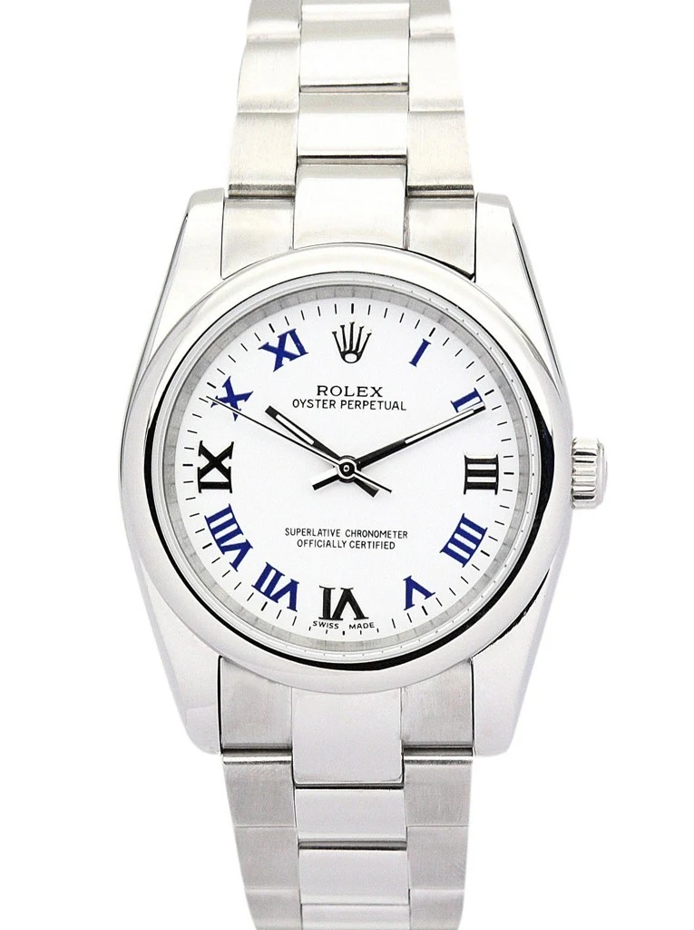 Oyster Perpetual Lady weißes Zifferblatt 177200