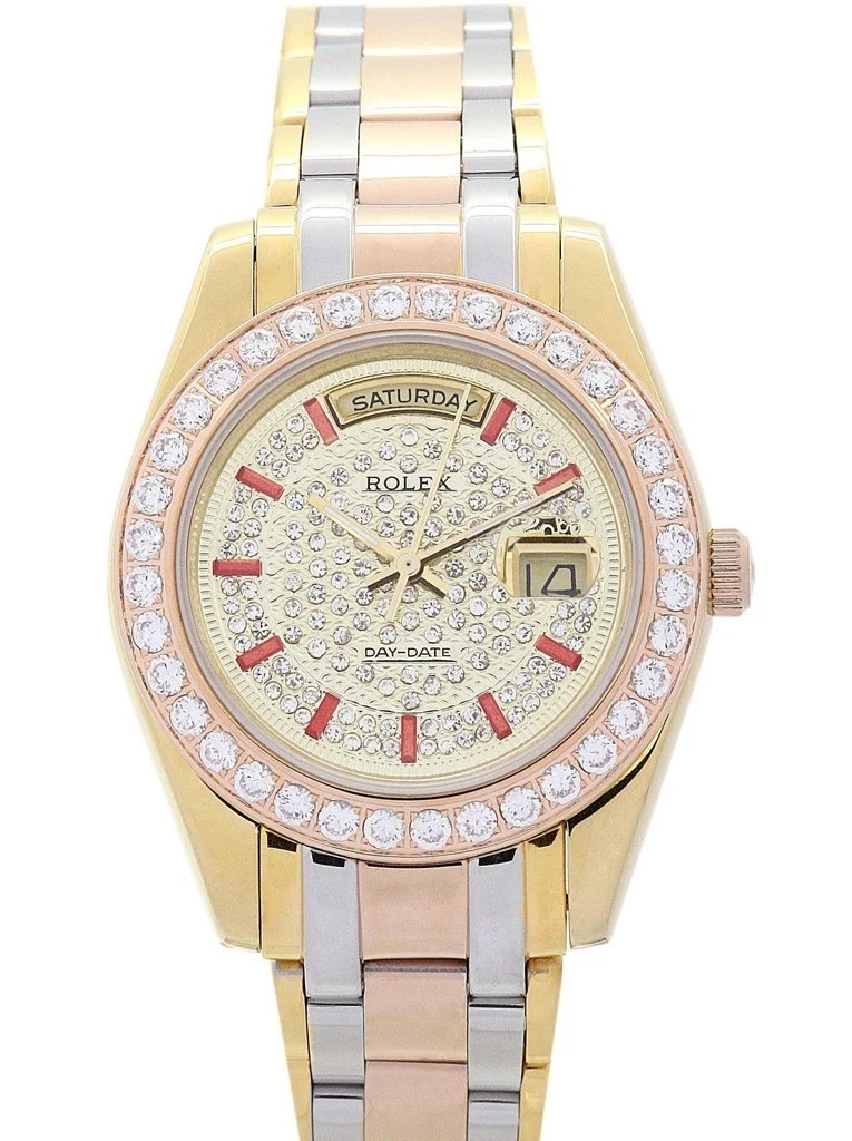 Day-Date Gelbgold mit Diamonds Zifferblatt 118346