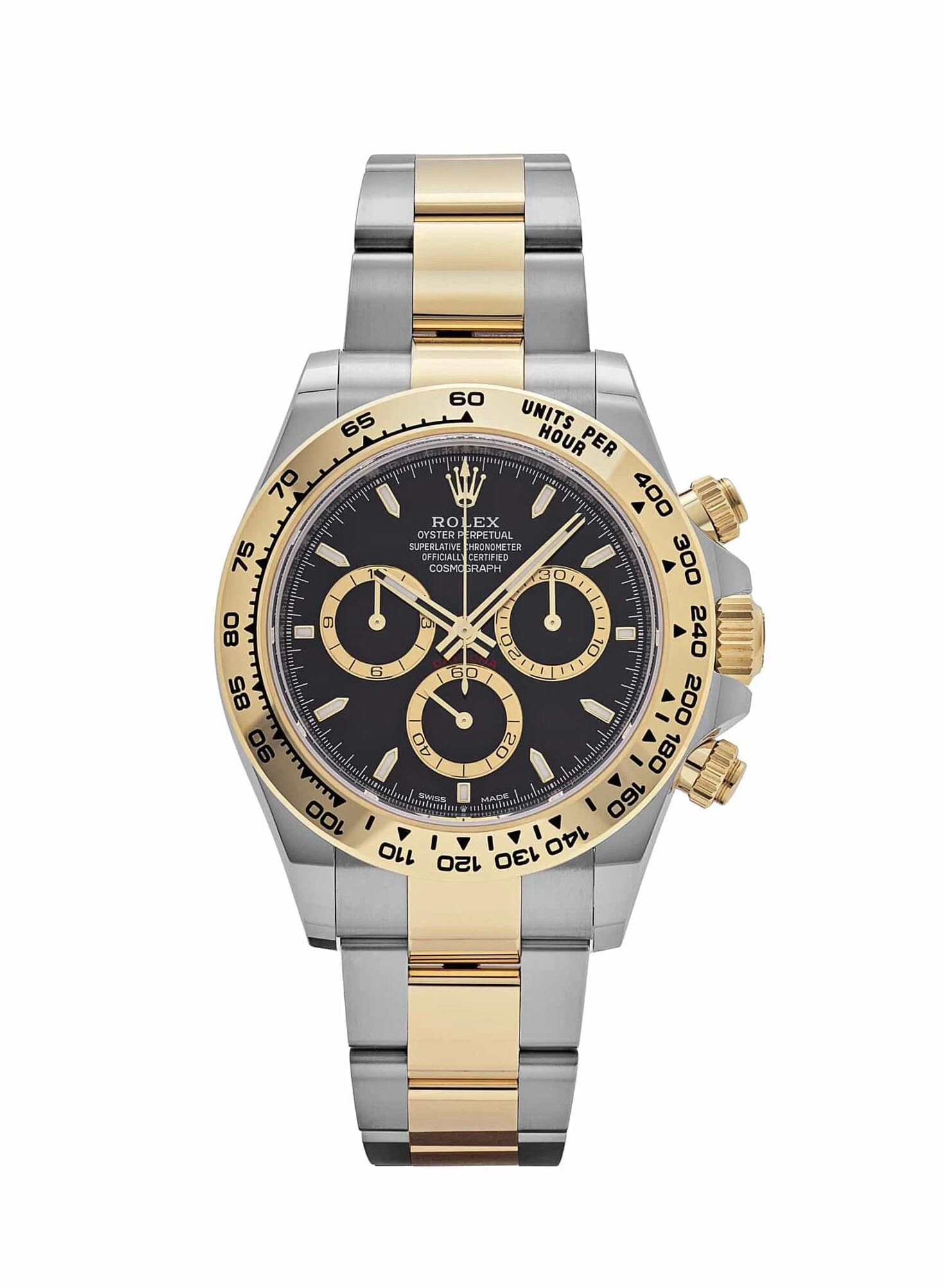 Superclone Daytona schwarzes Zifferblatt 126503