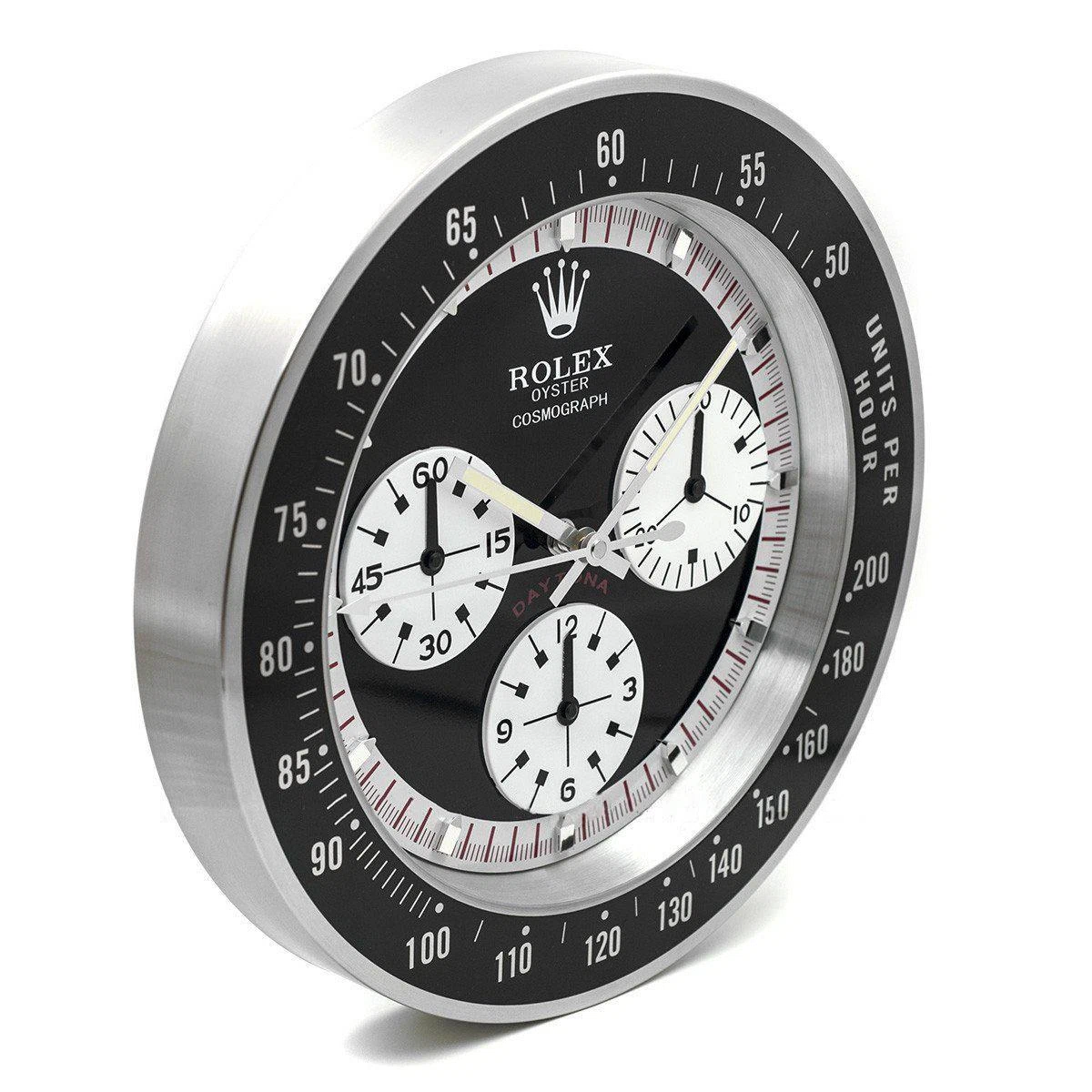 Wanduhr – DAYTONA PAUL NEWMAN Schwarz