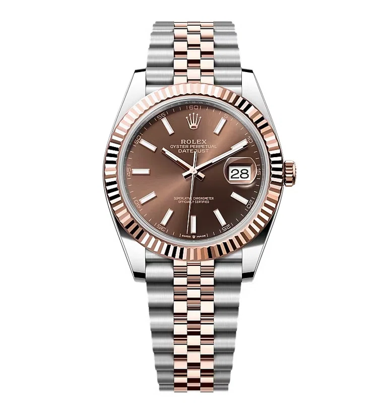 Rolex Datejust schokoladenbraunes Zifferblatt 126331 Jubilee 41 mm