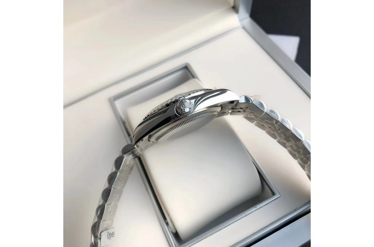 Datejust Edelstahl/Edelstahl Jubilee Weiß/Zifferblatt Stilansicht