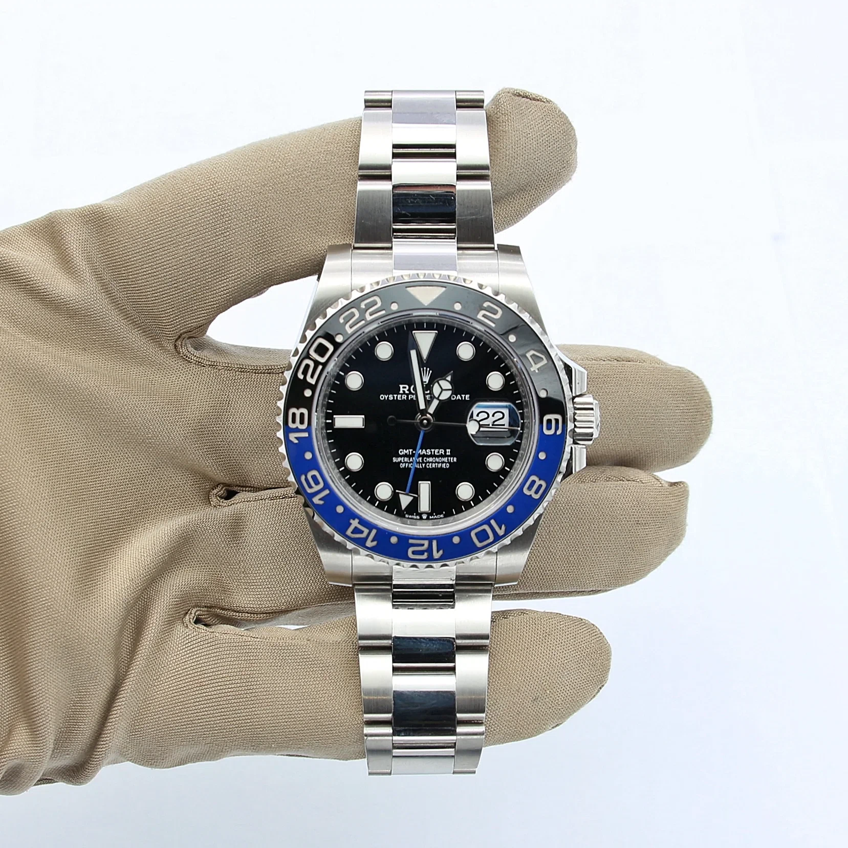 Superclone GMT-Master II 126710BLNR "Batman" Perspektivansicht
