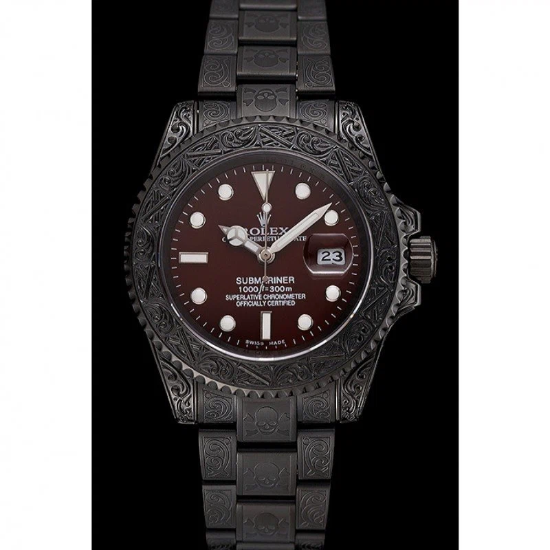 Submariner braunes Zifferblatt 1454075 Perspektivansicht