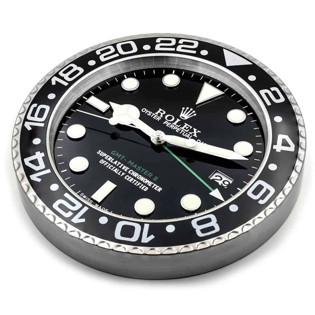 Wanduhr – GMT MASTER II Schrägansicht