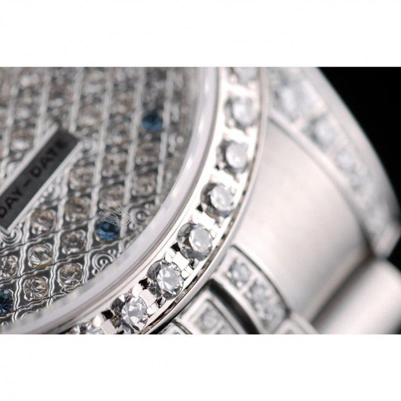 Day-Date Zifferblatt mit Diamantbesatz 41985 Optisches Detail