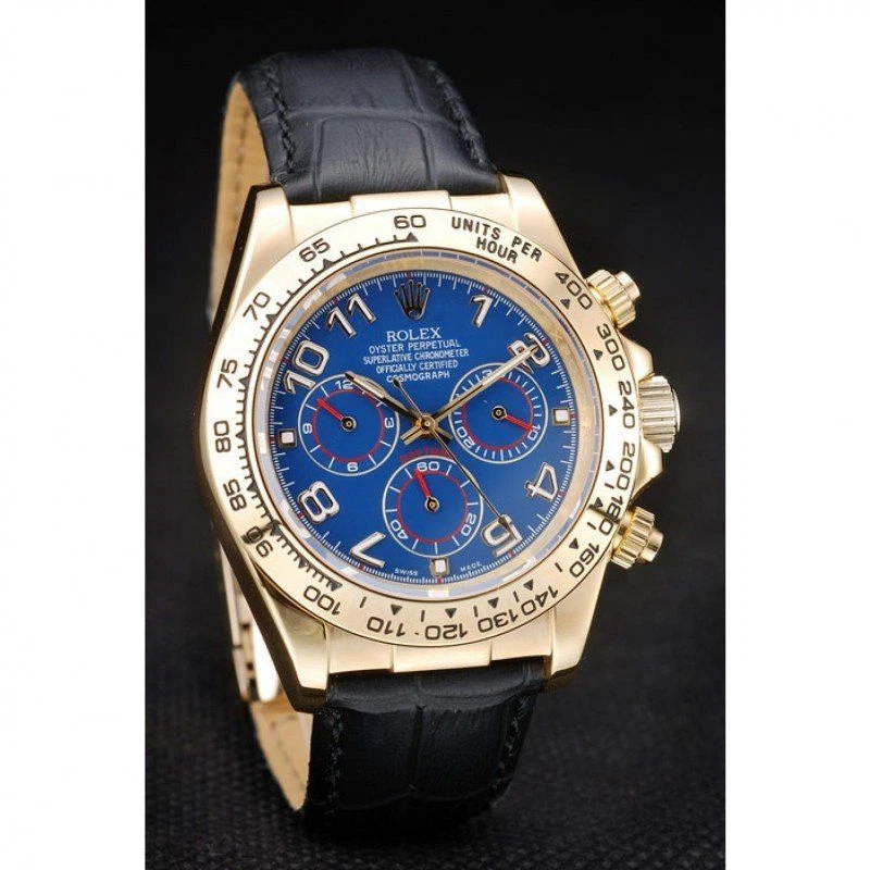 Daytona blaues Zifferblatt REP016832 Schrägansicht