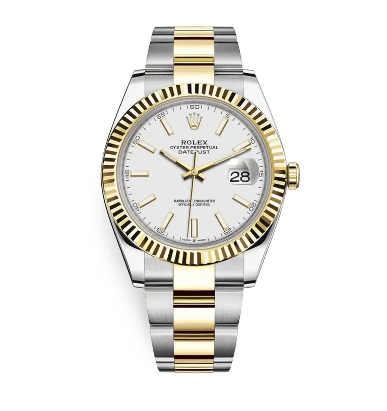 Rolex Datejust weißes Zifferblatt 126333-0015 41 mm