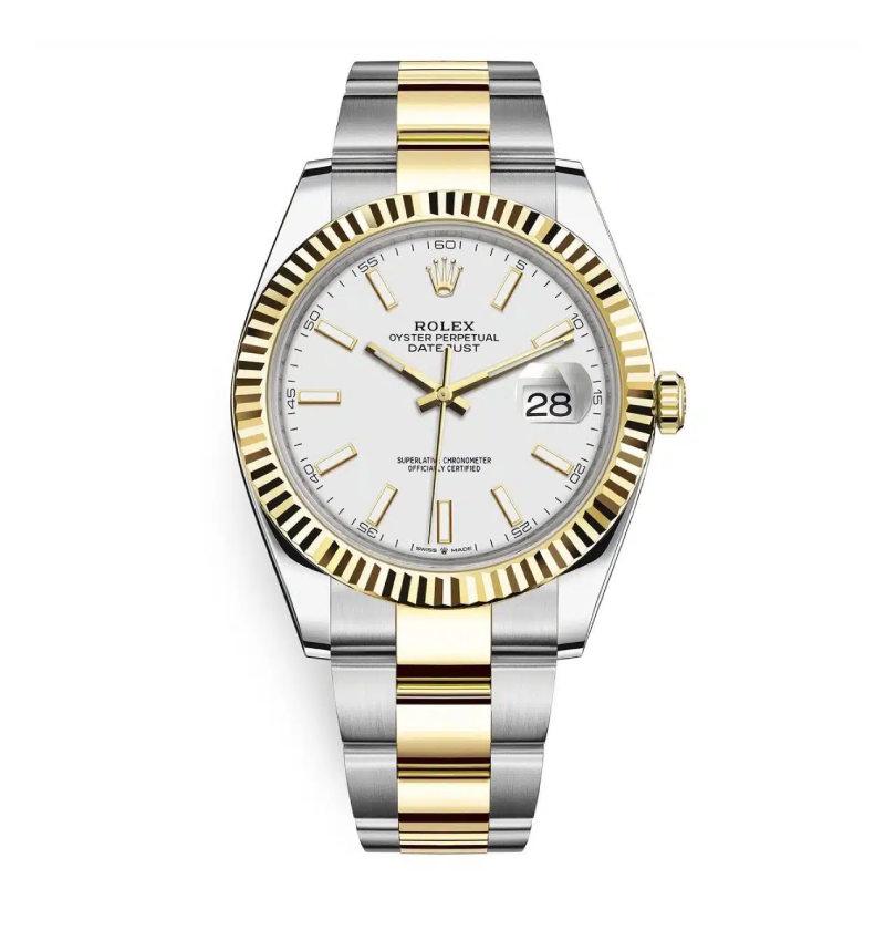 Rolex Datejust weißes Zifferblatt 126333-0015 41 mm