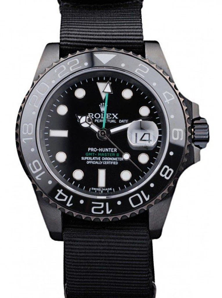 Superclone GMT-Master II schwarzes Zifferblatt REP016827