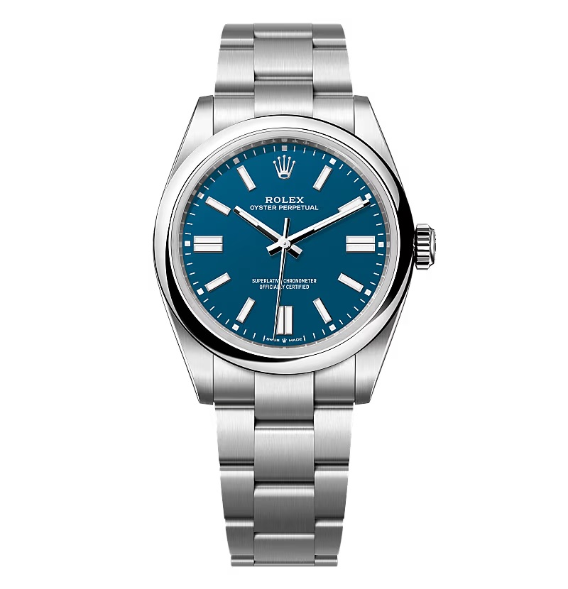 Rolex Oyster Perpetual 277200 mittelblaues Zifferblatt-41