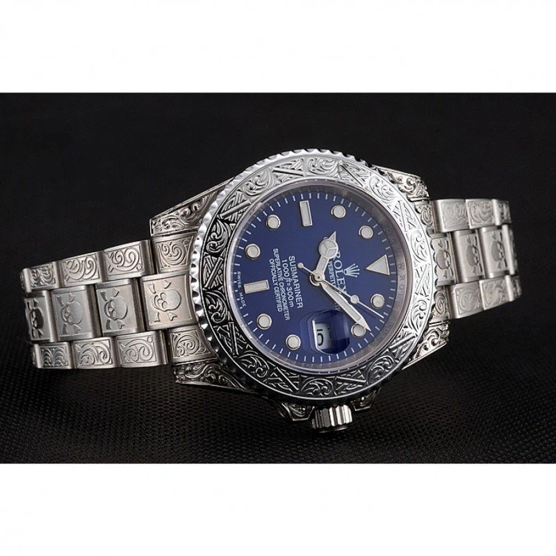 Superclone Submariner blaues Zifferblatt 1454094 Nahaufnahme