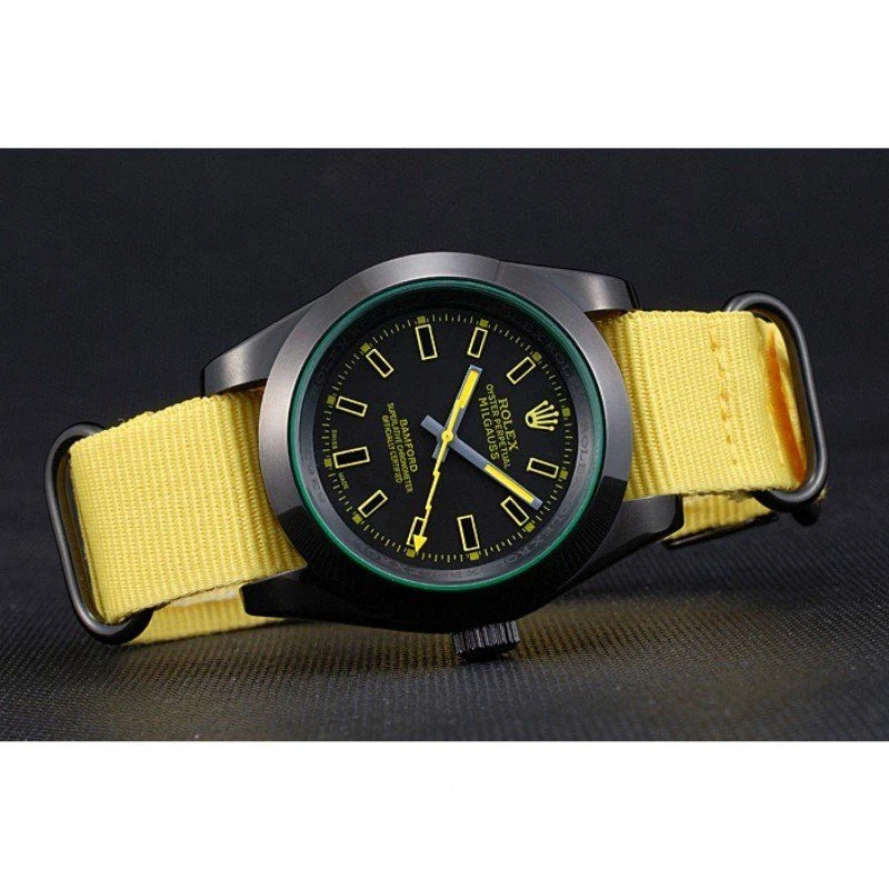 Milgauss schwarzes Zifferblatt 621999 Nahaufnahme