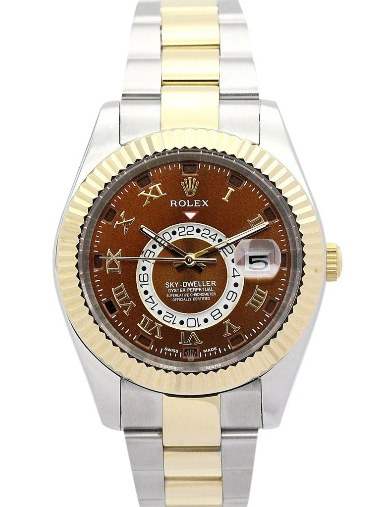 Sky-Dweller braunes Zifferblatt 326938-2
