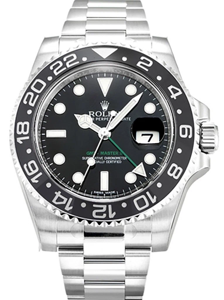 Superclone GMT-Master II schwarzes Zifferblatt 116710