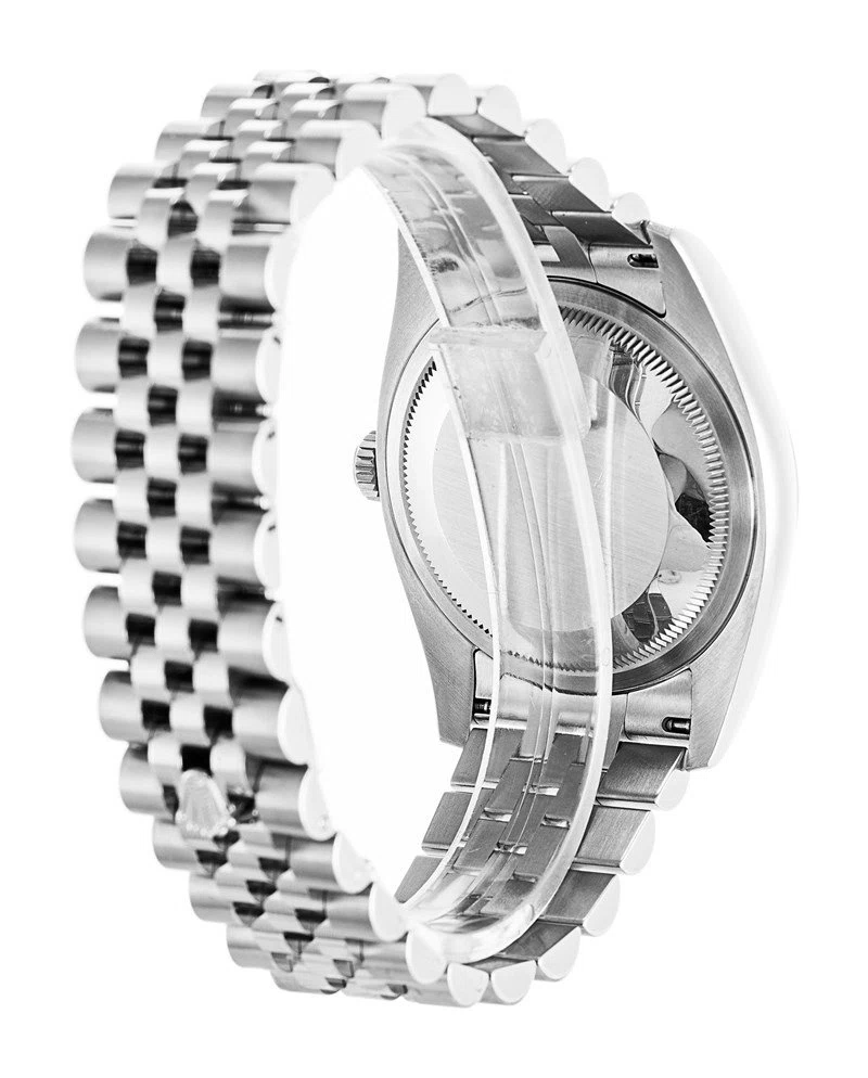 Datejust weißes Zifferblatt 116234 Schrägansicht