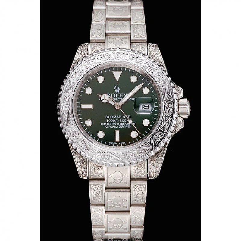 Submariner schwarzes Zifferblatt 1454080 Perspektivansicht