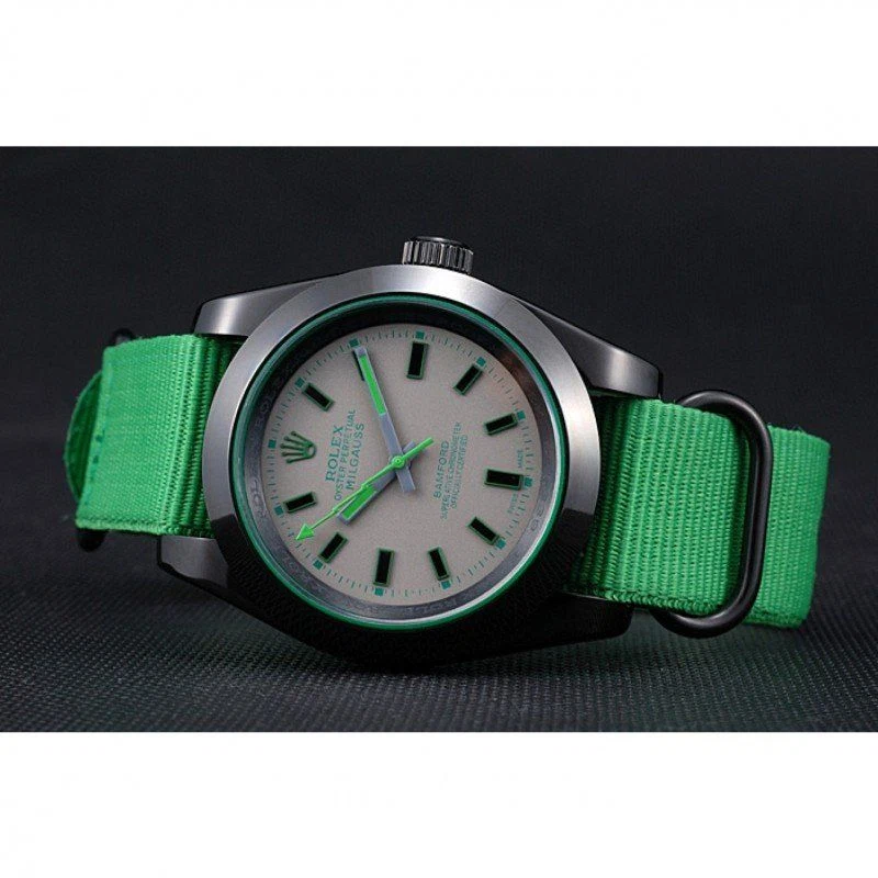 Milgauss grünes Zifferblatt 622004 Designdetail
