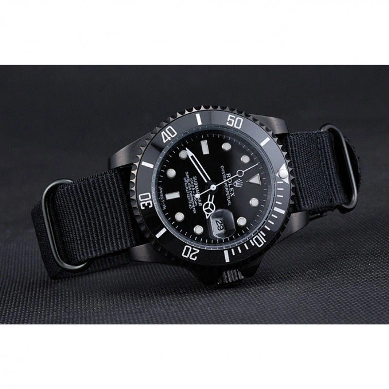 Submariner schwarzes Zifferblatt 622006 Nahaufnahme
