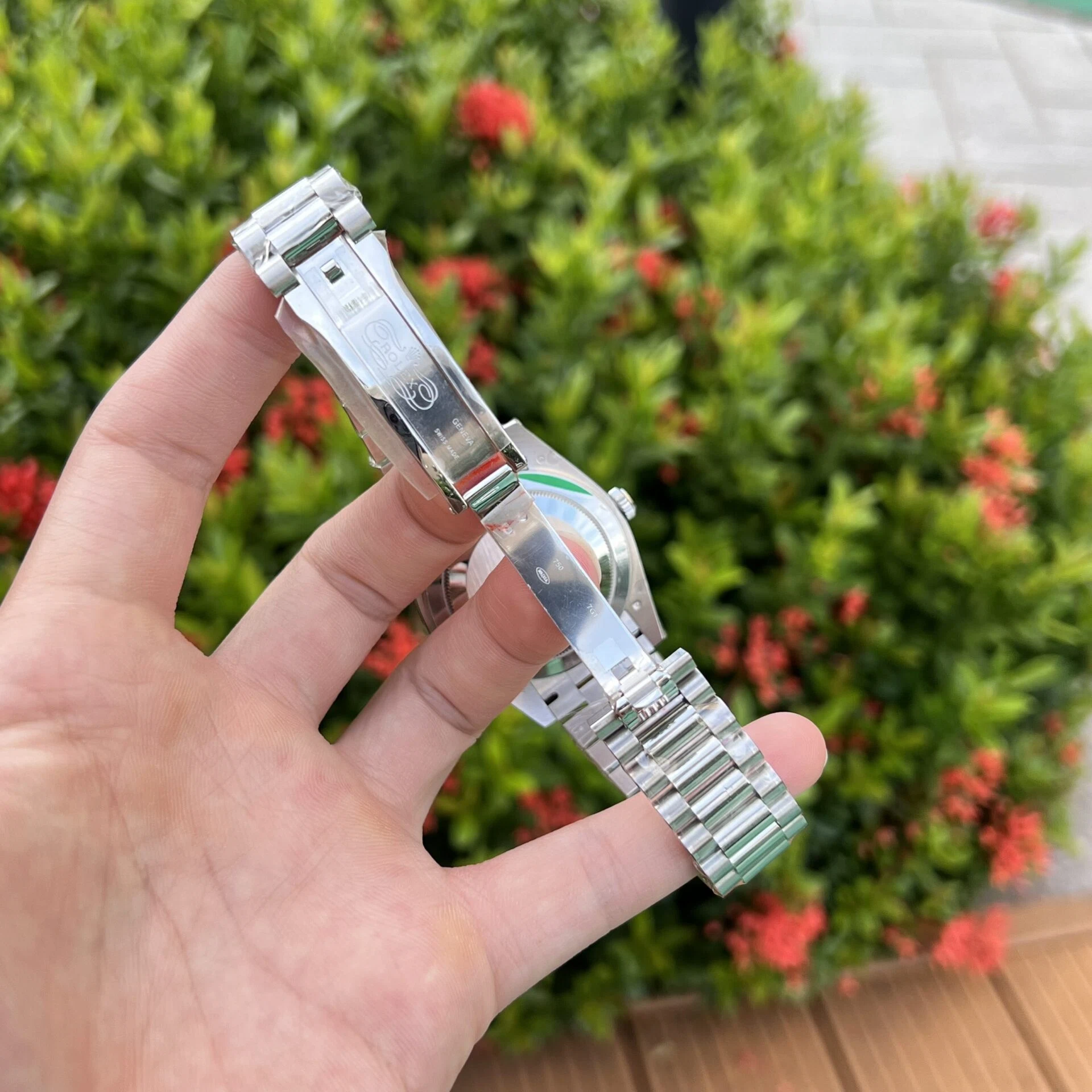 Rolex Day-Date eisblaues Zifferblatt mit Diamantbesatz 228396tbr-0002 40 mm – Superclone – Bild 7