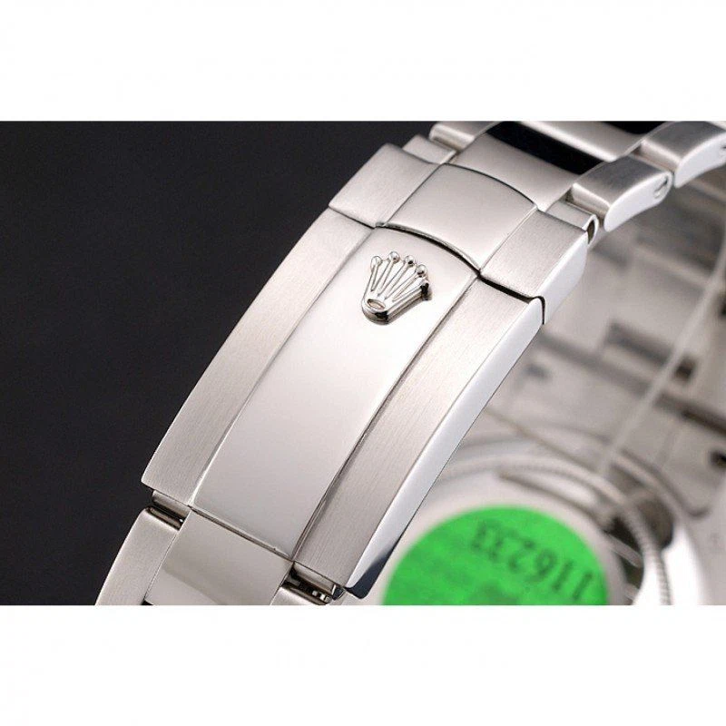 Oyster Perpetual Date blaues Zifferblatt REP016835 Profilansicht