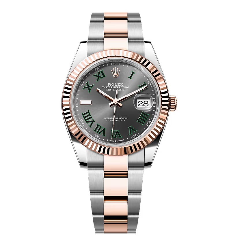 Rolex Datejust schiefergraues Zifferblatt mit römischen Indizes 126331-0015 41 mm
