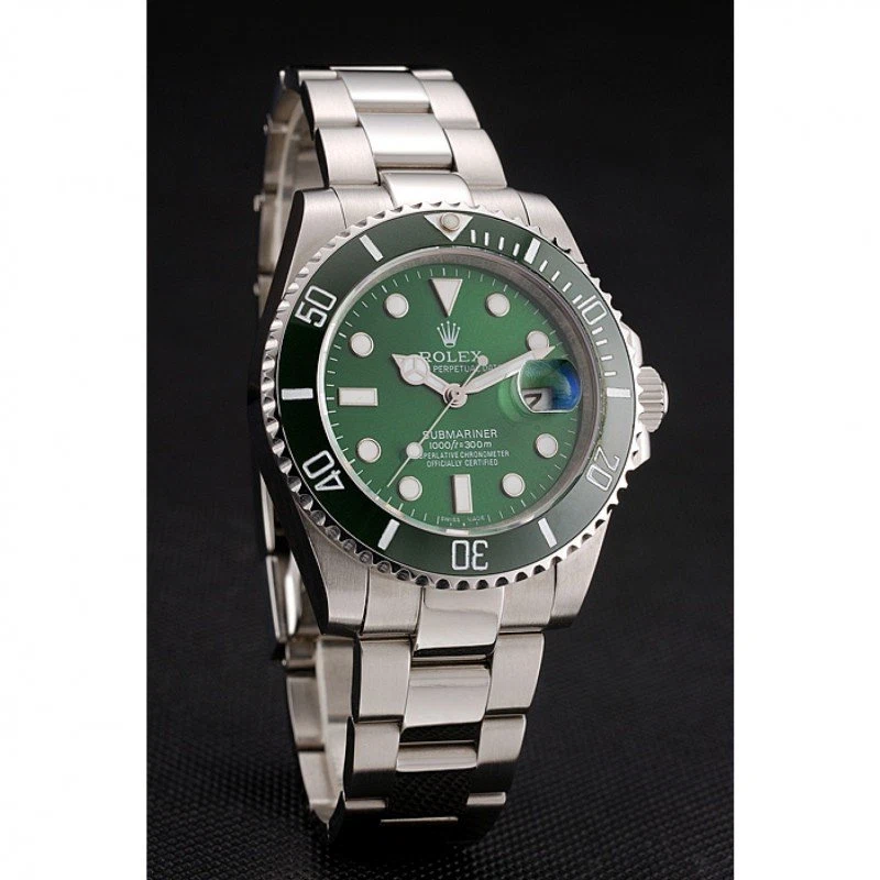 Submariner grünes Zifferblatt 1454069 Schrägansicht
