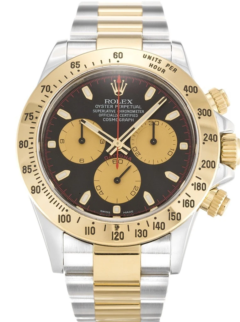 Daytona schwarzes Zifferblatt 116523