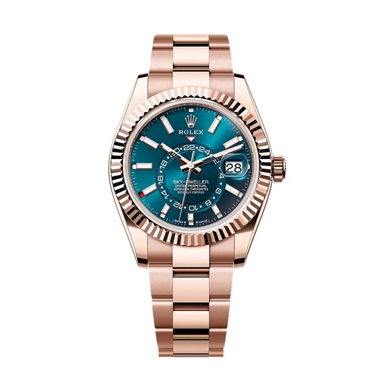 Superclone Sky-Dweller blaues Zifferblatt 336935 Oyster
