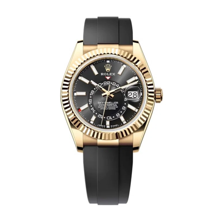 Superclone Sky-Dweller intensivschwarzes Zifferblatt 336238
