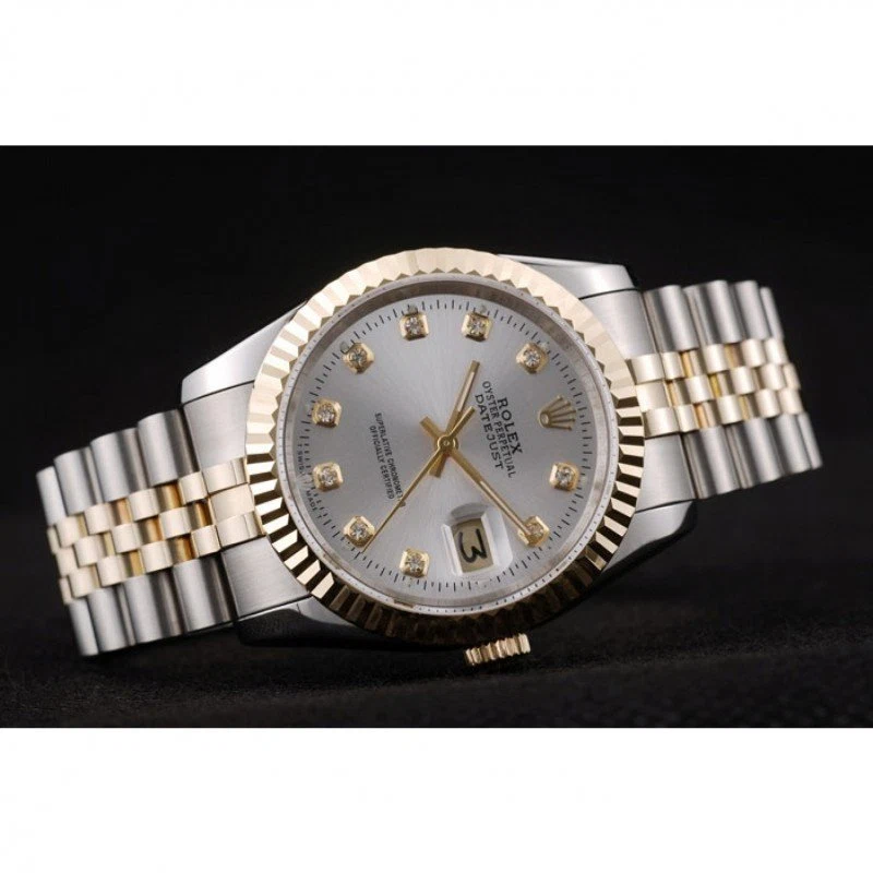 Superclone Datejust weißes Zifferblatt SRL10 Detailansicht