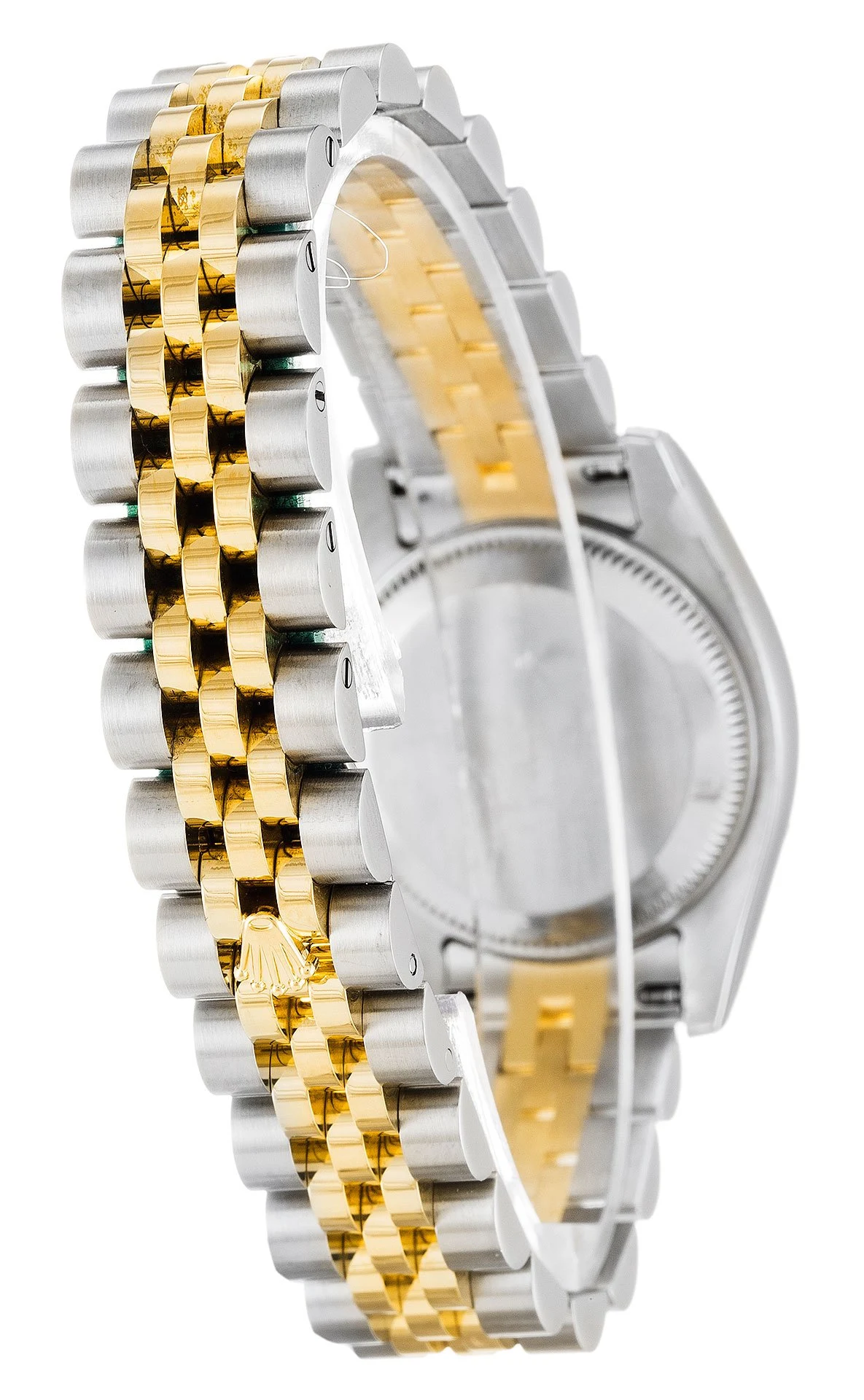 Lady-Datejust blaues Zifferblatt 179163 Schrägansicht