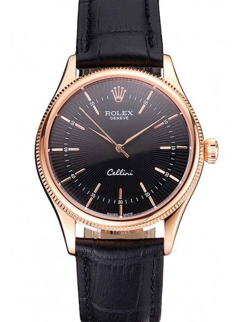 Superclone Cellini schwarzes Zifferblatt REP016815